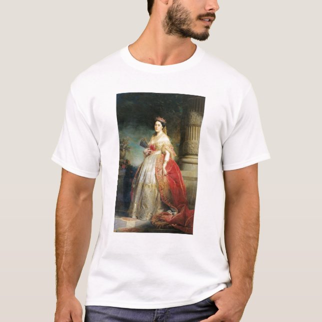T-shirt Mathilde Laetitia Wilhelmine Bonaparte 1861 (Devant)