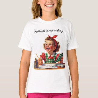 T-shirt Mathlete en gestation.