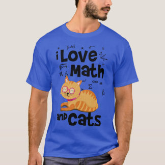 T-shirt Maths et chats