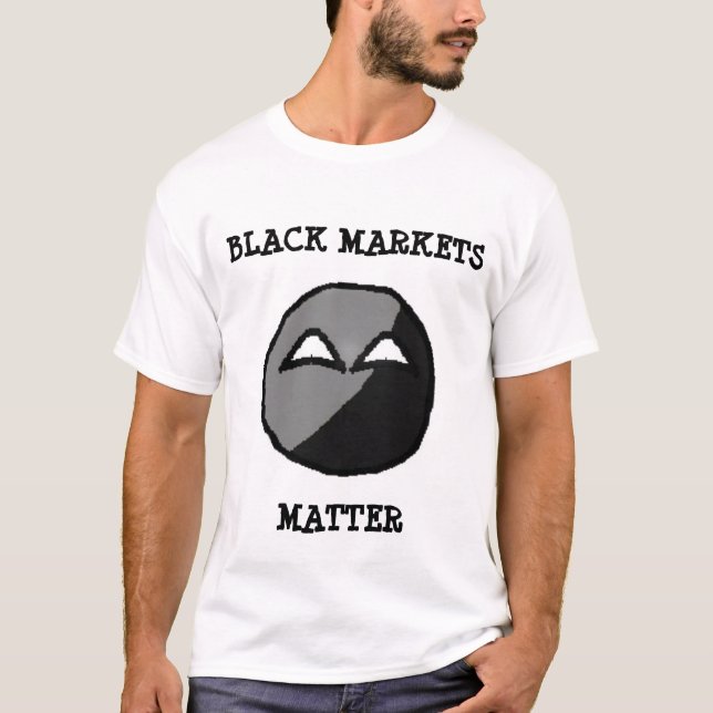 T-shirt Matière de marchés noirs (Devant)