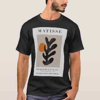 T-shirt Matisse Cutout Imprimer Orange Neutre Matisse Art