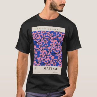 T-shirt Matisse Papiers Découpes Fleur Rose Classique T-Sh