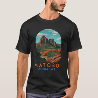 T-shirt Matobo Voyage Exploration Voyage Vacances d'été Ma