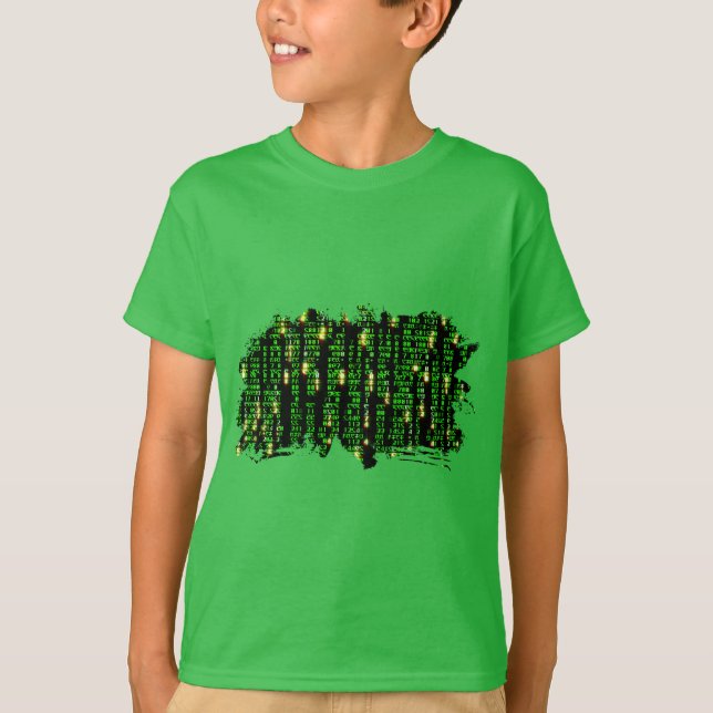 T-shirt Matrice de code (Devant)