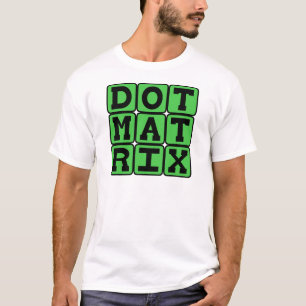 T-shirt Matrice de points, réseau à motifs