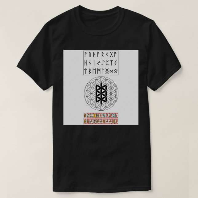 T-shirt Matrice des runes (Design devant)