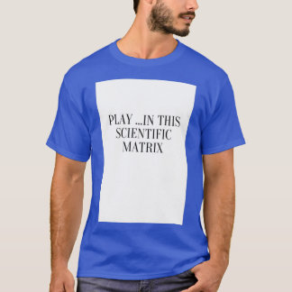 T-shirt Matrice scientifique