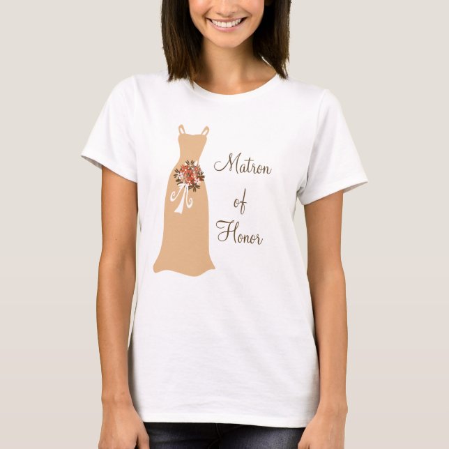 T-shirt Matron d'honneur (Devant)
