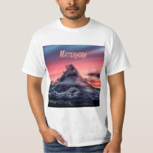 T-shirt Matterhorn Mountain Europe Alpes Suisse Italie