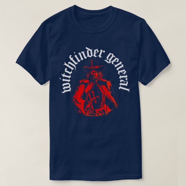 T-shirt Matthew Hopkins Witchfinder General Witch Hunter (Design devant)