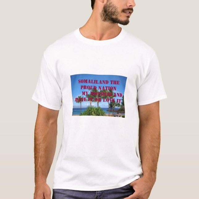 T-shirt Maui64, SOMALILAND la NATION FIÈRE      MON Mot… (Devant)