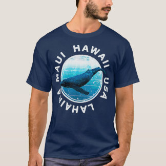 T-shirt MAUI Hawaii Baleine à bosse Lahaina Hawaïenne