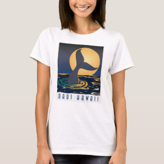 T-shirt Maui Hawaii queue de baleine