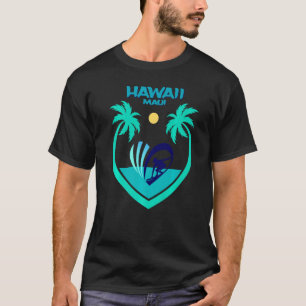 T-shirt Maui Hawaii Surf Oahu Plage Palmiers Aloha  USA So