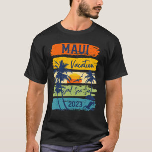 T-shirt Maui Hawaiian Vacation 2023 Matching Family Group