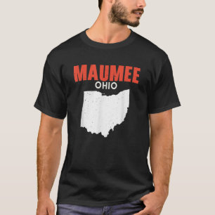 T-shirt Maumee Ohio USA State America Travel Ohioan