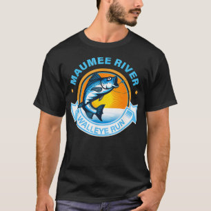 T-shirt Maumee River Walleye Run Tee