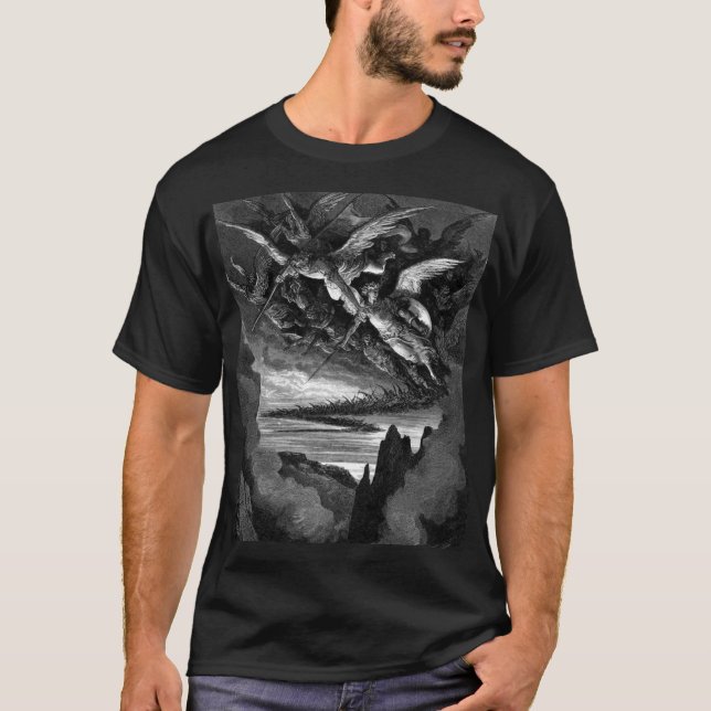 T-shirt Mauvais anges - Gustave Dore (Devant)
