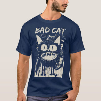 T-shirt Mauvais chat