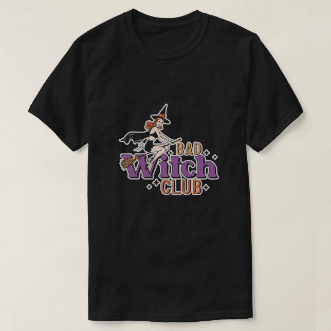 T-shirt Mauvais club de sorcières (Design devant)