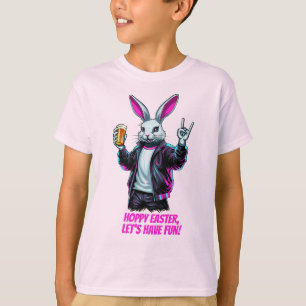 T-shirt Mauvais Lapin De Pâques ! Pâques chanceuses, amuso