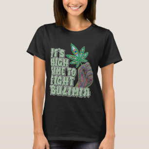 T-shirt Mauvais Pour Un Fumeur De Cannibis