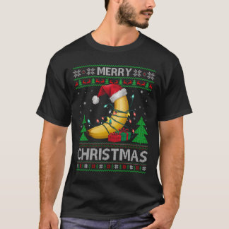T-shirt Mauvais style de Noël Sweet Lumières Père Noël Ban