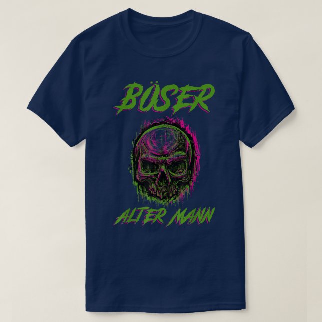 T-shirt Mauvais vieil homme  (Design devant)