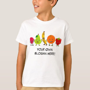 T-shirt Mauvaise bande de fruit avec le slogan