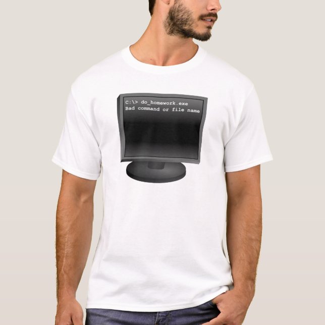 T-shirt Mauvaise commande (Devant)