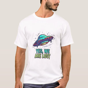 T-shirt Mauvaise Direction — Oui, Nous Sommes PerdUS Descr