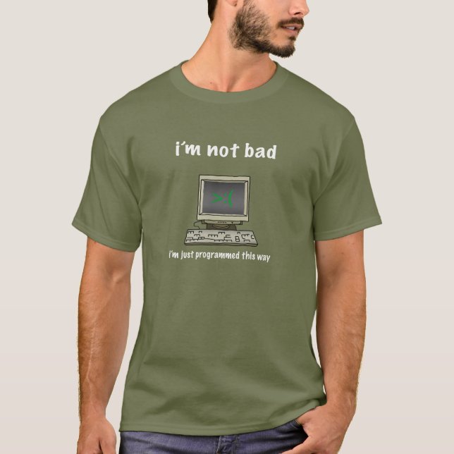 T-shirt Mauvaise programmation (Devant)