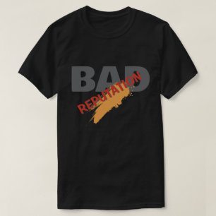 T-shirt Mauvaise réputation / Moderne minimaliste uni