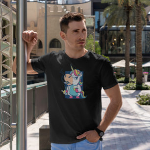 T-shirt Mauvaises habitudes Unicorne