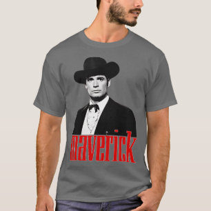 T-shirt Maverick James Garner les années 5060s Tv Western
