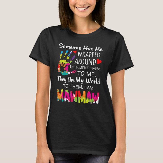 T-shirt Mawmaw Grand-mère Surnom Cute Mawmaw est mon nom (Devant)
