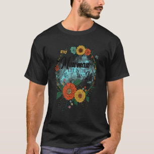 T-shirt Mawmaw Life Est La Meilleure Vie Rétro Famille Flo