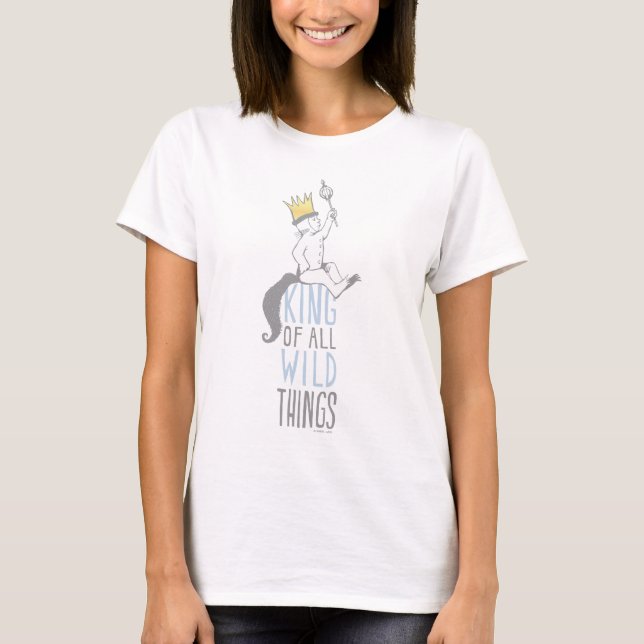 T-shirt Max. | Le Roi de toutes les choses sauvages - Bleu (Devant)
