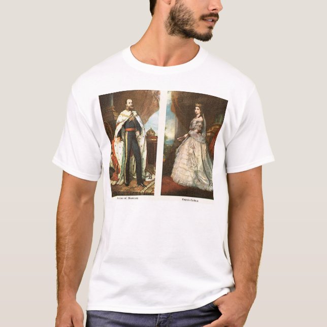 T-shirt Maximiliano et couronnement de Carlota (Devant)