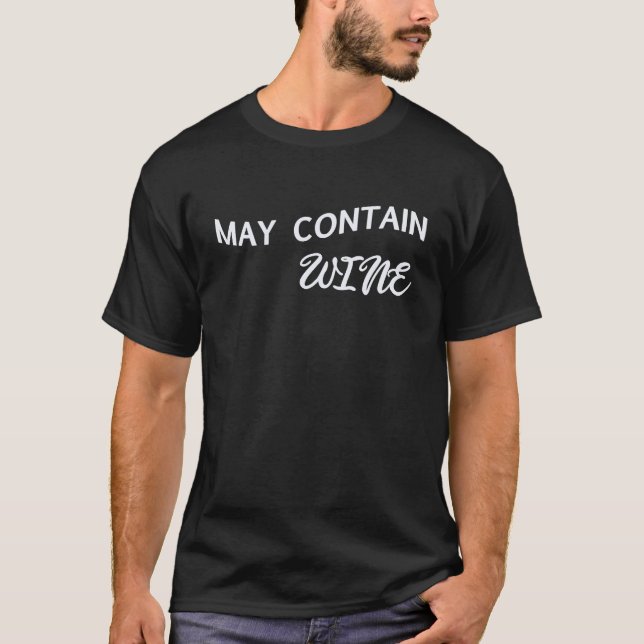 T-shirt May Contain Wine (Devant)