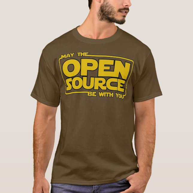 T-shirt May Open Source programmation drôle devops linu (Devant)