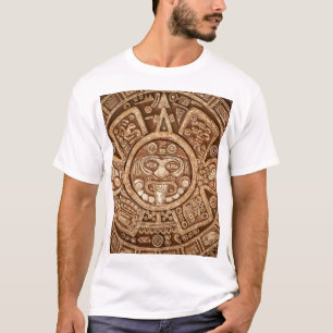 T-shirt Maya Tribal Pagan : Texture ornementale