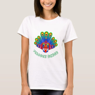 T-shirt Mayura raksha (Sri Lanka paon diable) designT