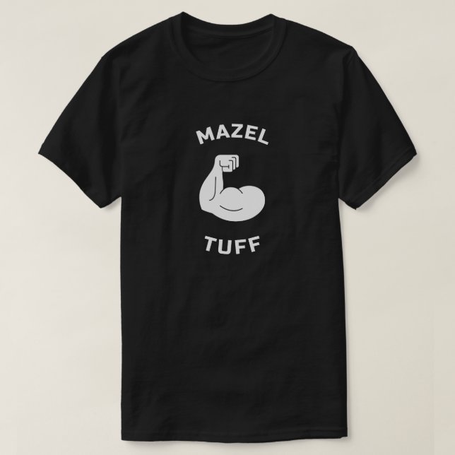 T-shirt Mazel Tuff Juif fort (Design devant)