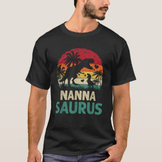 T-shirt mb Vintage Nanna Saurus Funny Dino Fête des Pères