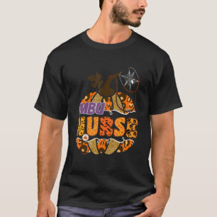 T-shirt Mbu Infirmière Stéthoscope Halloween Citrouille Lé