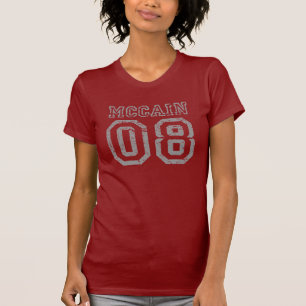 T-shirt McCain 08 affligé