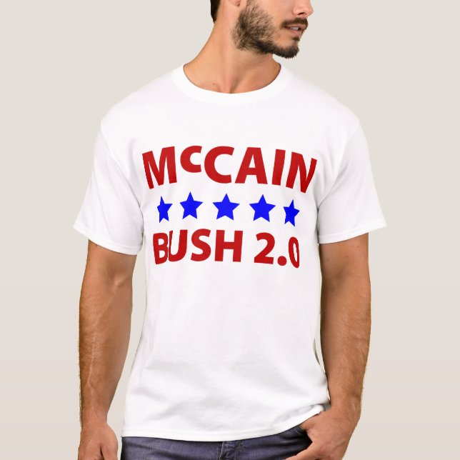 T-shirt McCain Bush 2,0 (Devant)