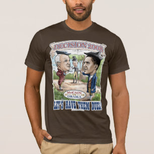 T-shirt McCain contre le duel d'Obama