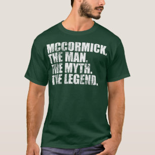 T-shirt Mccormick Mccormick Nom de famille Mccormick nom d